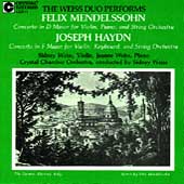 Haydn, Mendelssohn: Concertos / Weiss Duo, Crystal CO