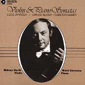 Janacek, Bloch, Gamer: Violin Sonatas / Harth, Davenny Janacek, Bloch, Gamer: Violin Sonatas / Harth, Davenny