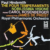 Hindemith: The Four Temperaments, etc / DePreist, Royal PO Hindemith: The Four Temperaments, etc / DePreist, Royal PO