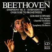 Beethoven: Symphonies 1 & 8, etc / Schwarz, Los Angeles CO