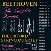 Beethoven: The Complete Quartets Vol I / Orford Quartet