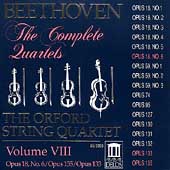 Beethoven: The Complete Quartets Vol VIII / Orford Quartet
