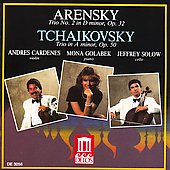 Arensky, Tchaikovsky: Piano Trios / Cardenes, Solow, Golabek