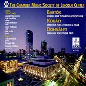 Bartok, et al / The Chamber Music Society of Lincoln Center