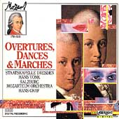 Mozart: Overtures, Dances, Marches / Vonk, Graf