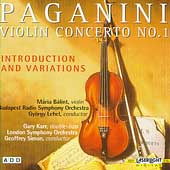 Paganini: Violin Concerto 1, Introduction and Variations