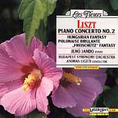 Les Fleurs- Liszt: Piano Concerto no 2, etc / Jando, Ligeti