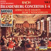 Baroque Treasuries Vol 2 - Bach: Brandenburg Concertos 1-4