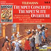 Baroque Treasuries Vol 4 - Telemann: Trumpet Concerto, etc 