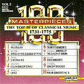 100 Masterpieces Vol 2 - Top 10 of Classical Music 1731-1775