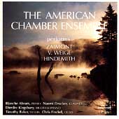 Zaimont, Weigl, Hindemith / American Chamber Ensemble
