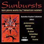 Sunbursts - Solo piano works by 7 American women / Solomon