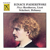 Paderewski plays Beethoven, Schubert, Liszt