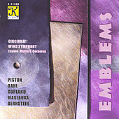 Piston, Dahl, Copland, et al / Cincinnati Wind Symphony Piston, Dahl, Copland, et al / Cincinnati Wind Symphony