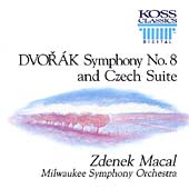 Dvorak: Symphony no 8, Czech Suite / Macal, Milwaukee SO
