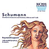 Schumann: Symphony No 1, Genoveva Overture, etc / Leppard
