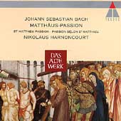 J.S.Bach: St. Matthew Passion / Nikolaus Harnoncourt(cond), Concentus Musicus Wien, Vienna Boys' Choir, James Bowman (C-T), etc 