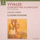 Vivaldi: Concerti per Mandolini / Scimone, I Solisti Veneti