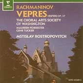 Rachmaninov: Vespers / Rostropovich, Choral Arts Society