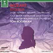 Mozart: Requiem / Koopman, Schlick, Watkinson, Pregardien
