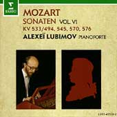 Mozart: Piano Sonatas Vol 6 / Alexei Lubimov Mozart: Piano Sonatas Vol 6 / Alexei Lubimov