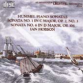 Hummel: Piano Sonatas Vol I / Ian Hobson