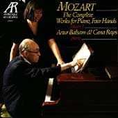 Mozart: Complete Works for Piano 4 Hands Vol 1 /Balsam, Raps