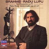 Brahms: Two Rhapsodies Op 79, etc / Radu Lupu