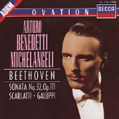 Beethoven: Piano Sonata no 32, Op 111, etc / Michelangeli