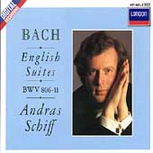 Bach: English Suites, BWV 806-11 / Andras Schiff
