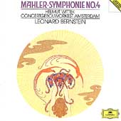 Mahler: Symphony No.4 / Leonard Bernstein(cond), Royal Concertgebouw Orchestra, Helmut Wittek(Boy Soprano)