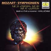 Mozart: Symphonies 31, 40 & 41 / Karl Boehm, Berlin Phil Mozart: Symphonies 31, 40 & 41 / Karl Boehm, Berlin Phil