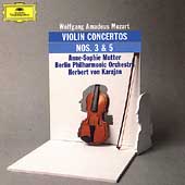 Mozart: Violin Concertos nos 3 & 5 / Mutter, Karajan