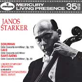 Schumann, Lalo, Saint-Saens: Cello Concertos / Janos Starker