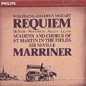 Mozart: Requiem / Marriner, McNair, Watkinson, Araiza, Lloyd