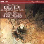 Mendelssohn: Elijah / Marriner, Alle, Rolfe Johnson, Kenny