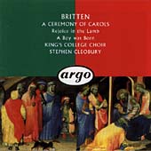 Britten: A Ceremony of Carols etc / Cleobury, King's College Choir