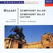 Mozart: Symphonies no 40 & 41 / Karajan, Vienna PO