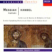 Handel: Messiah - Highlights Handel: Messiah - Highlights