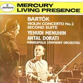 Bartok: Violin Concerto no 2, etc / Menuhin, Dorati