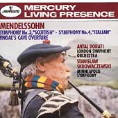 Mendelssohn: Symphonies 3 & 4, etc / Dorati, Skrowaczewski