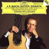 J.S.Bach: Cello Suites No.1, No.2, No.6, Violin Sonata No.3 (4/1991) / Goeran Soellscher(g)