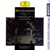 Mendelssohn: Symphony No. 4 etc / Bernstein, Kubelik et al