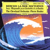 Debussy: La Mer, Nocturnes, Jeux, etc (1991-1993) / Pierre Boulez(cond), Cleveland Orchestra, etc