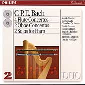 CPE Bach: 4 Flute Concertos, etc / Nicolet, Zinman, etc