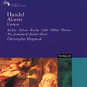 Handel :Alceste/Comus Theatermusik:Christopher Hogwood(cond)/Academy Of Ancient Music