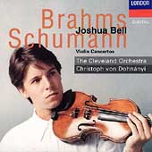 Brahms, Schumann: Violin Concertos / Bell, Dohnanyi et al
