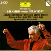 Bernstein Conducts Stravinsky: Le Sacre du Printemps, Petrouchka, Firebird Suite, etc (1982-84) / Leonard Bernstein(cond), IPO, etc