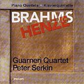 Henze: Piano Quintet; Brahms: Piano Quintet / Peter Serkin et al