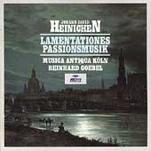 Heinichen: Lamentationes, etc / Goebel, Musica Antiqua Koeln
